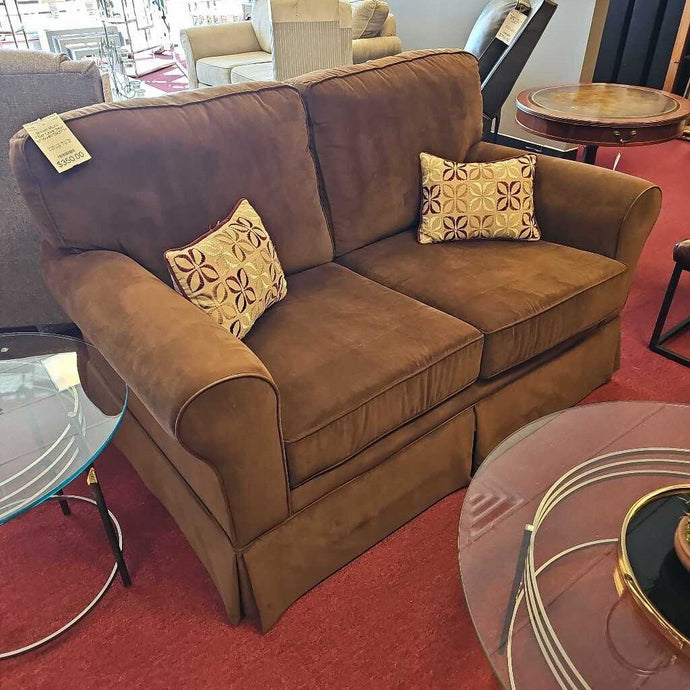 Brown Micro Fiber Love Seat