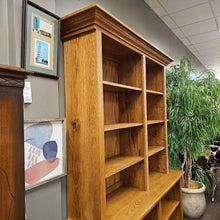 Load image into Gallery viewer, Oak 2 piece Bookcase