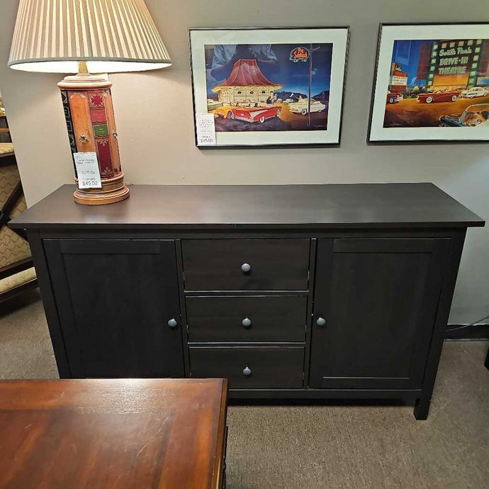 Black Sideboard/2 Door/3 Drawer