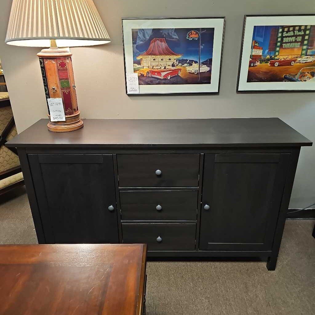 Black Sideboard/2 Door/3 Drawer