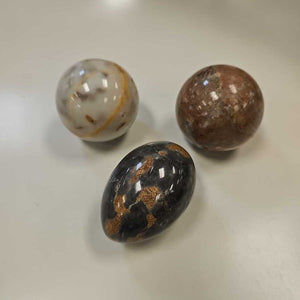 Polished Stone Sphere & Eggs EACH