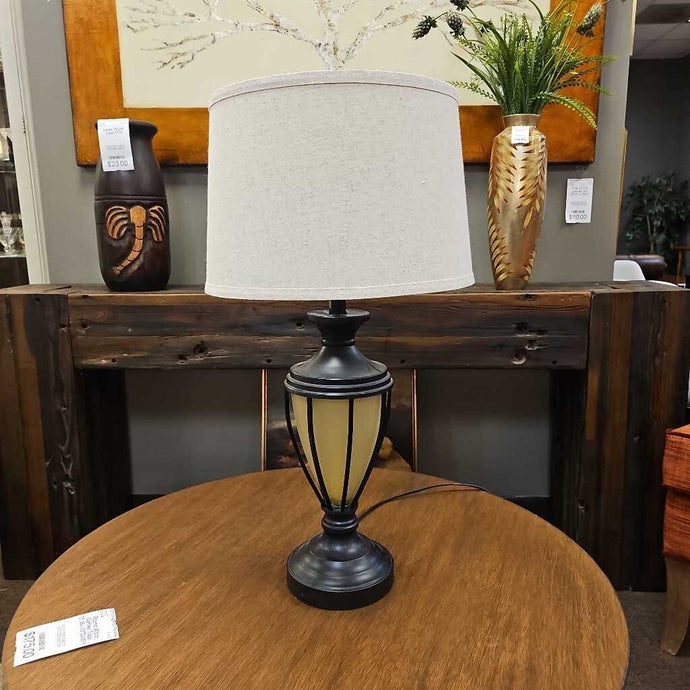 Lamp with Gold Insert