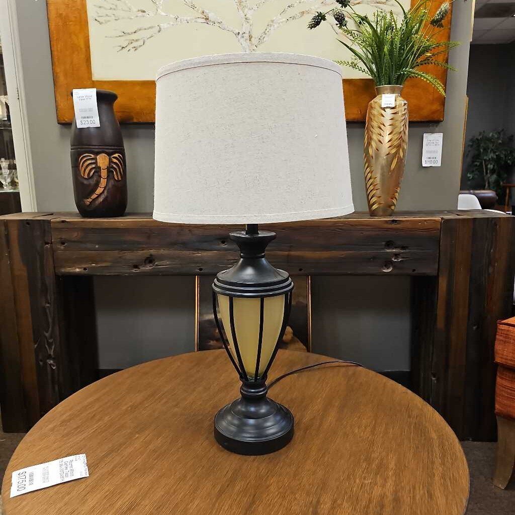 Lamp with Gold Insert