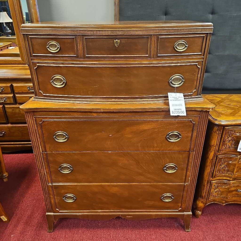 5 Drawer Wood Chest