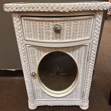 Load image into Gallery viewer, Lexington &quot;Henry Link&quot; 1 Drawer/1 Door Wicker Nightstand