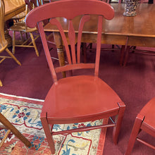 Load image into Gallery viewer, Set of 6 Wine Wood Dining Chair