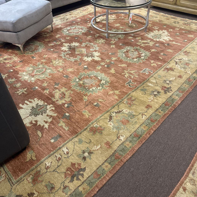 100% Wool Rug Hand Knotted Made in India