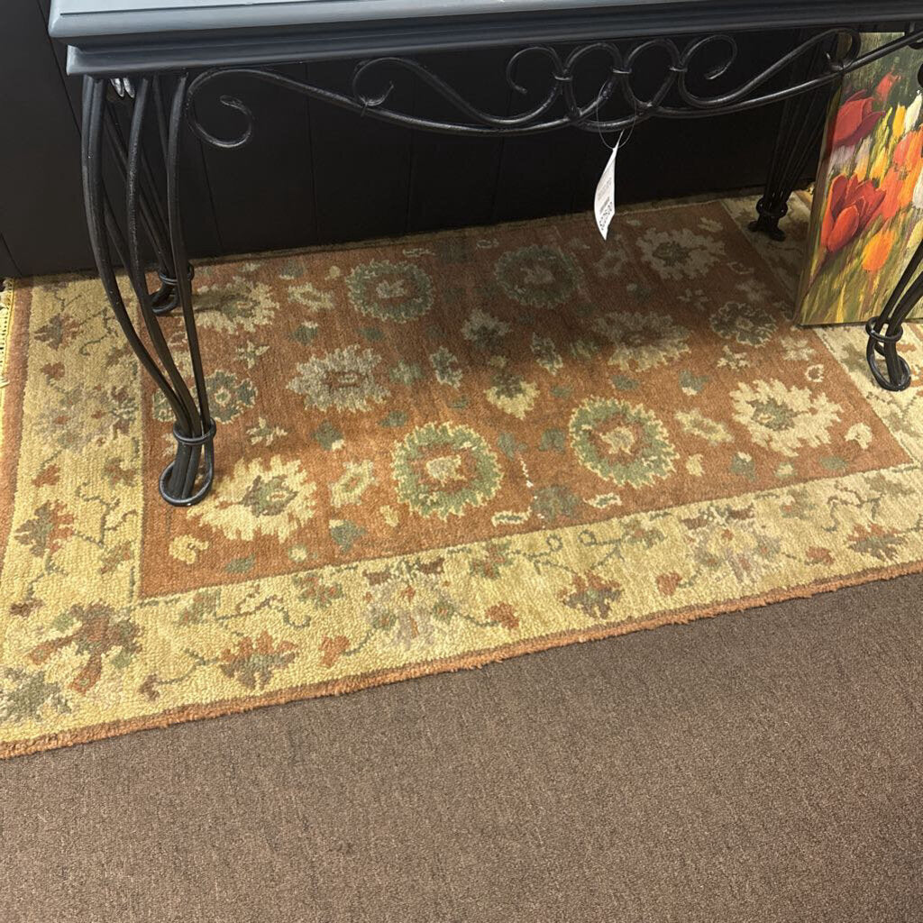 100% Wool Rug Hand Knotted Made in India