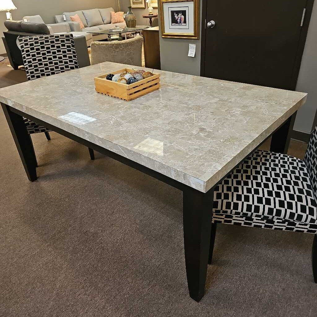 Stone Top Dining Table