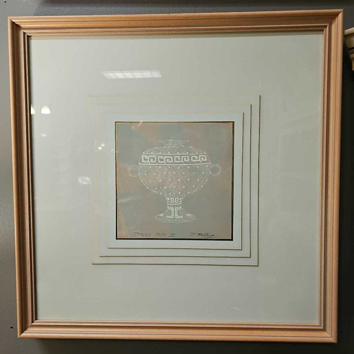 Pink Framed Temple Pots III