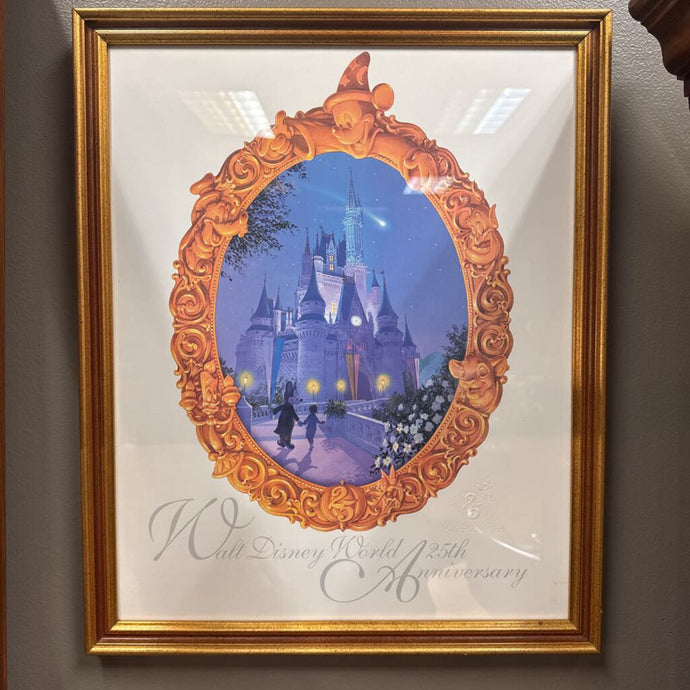Disney World 25th Anniversary Embossed
