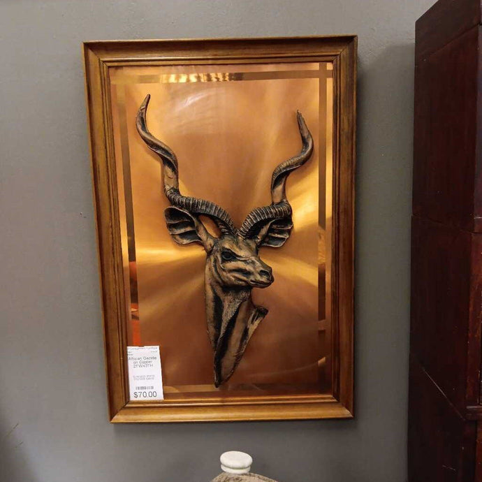 African Gazelle on Copper