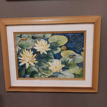 Load image into Gallery viewer, White Framed Red Flower Photo