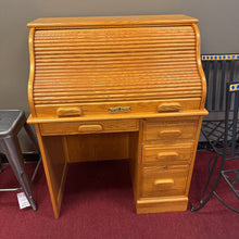 Load image into Gallery viewer, Roll Top Desk &quot;Winners Only&quot; w/ Keys