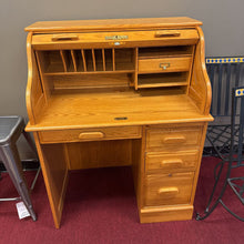 Load image into Gallery viewer, Roll Top Desk &quot;Winners Only&quot; w/ Keys