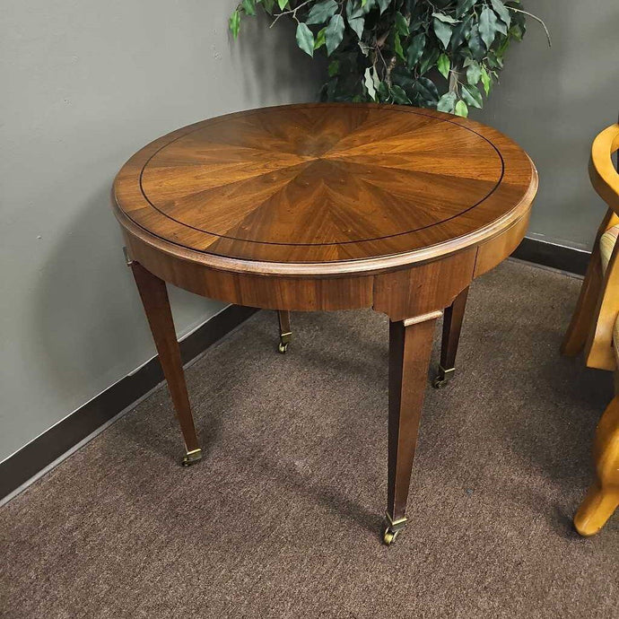 Vintage Round End Table