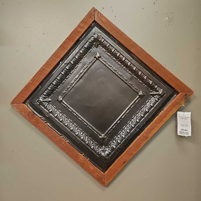 Tin Tile in Frame
