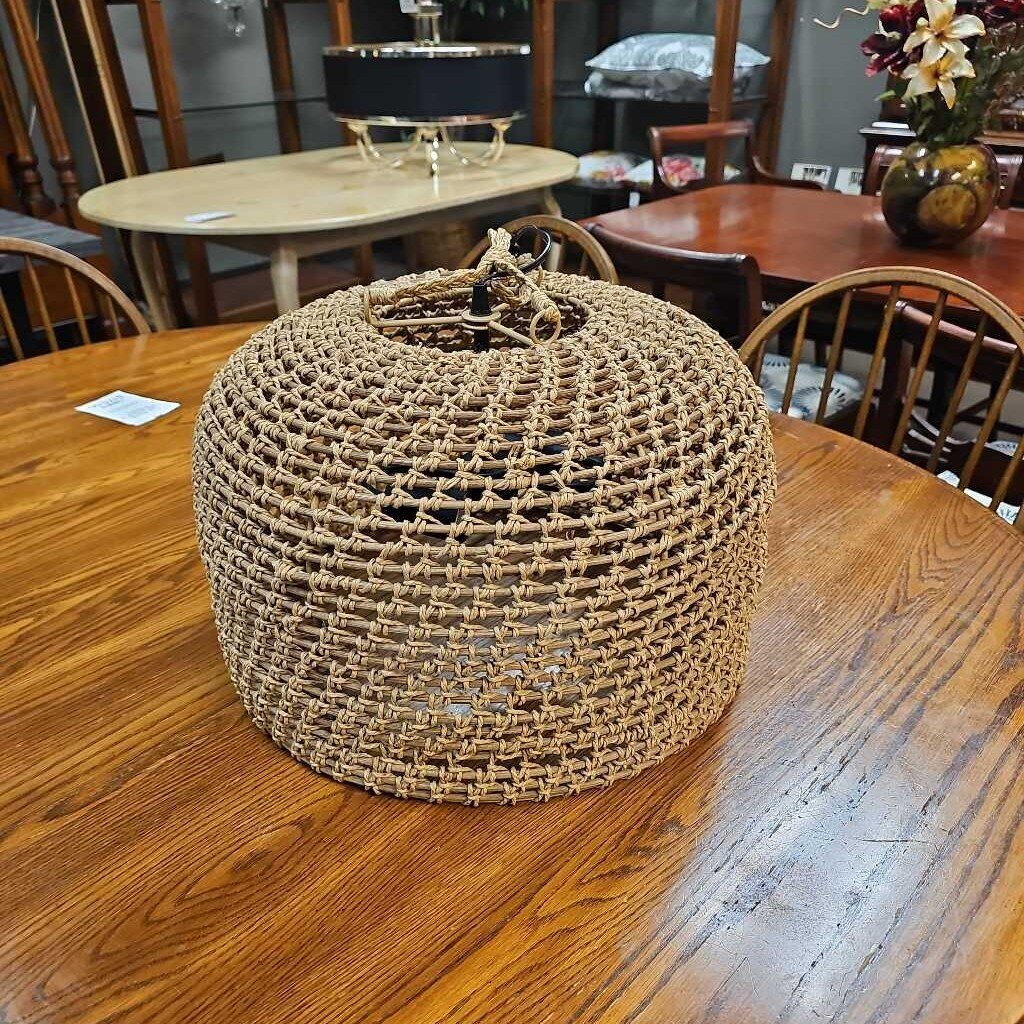 Rattan Light Fixture