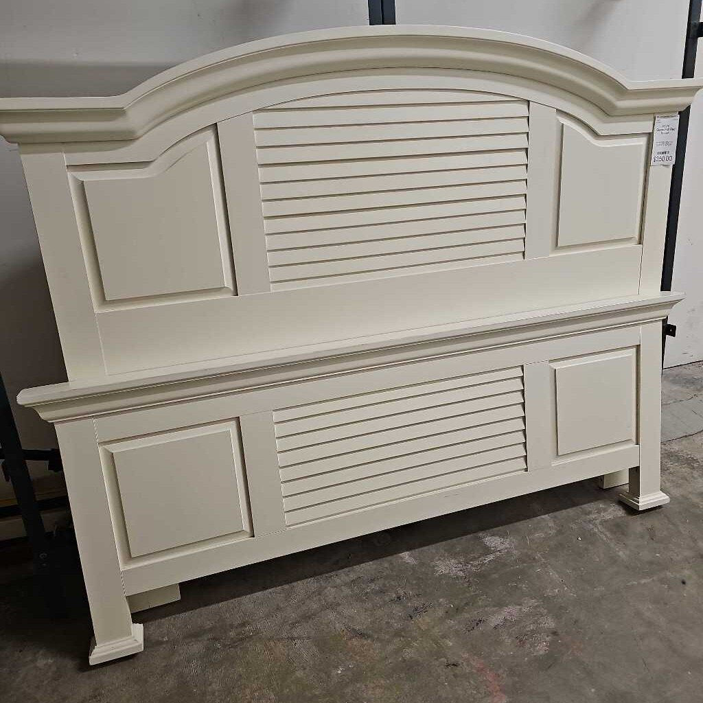 White Queen/Full Bed Frame