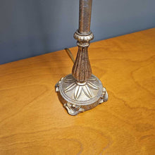 Load image into Gallery viewer, Gold/Silver Lamp w/Shade
