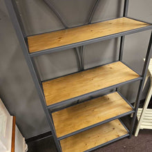 Load image into Gallery viewer, Wood &amp; Metal Shelf Unit