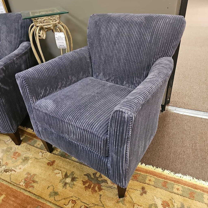 Rowe Blue Corduroy Accent Chair