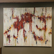 Load image into Gallery viewer, Abstract Painting in Red &amp; White