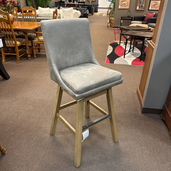 Gray Barstool w/ Tan Legs