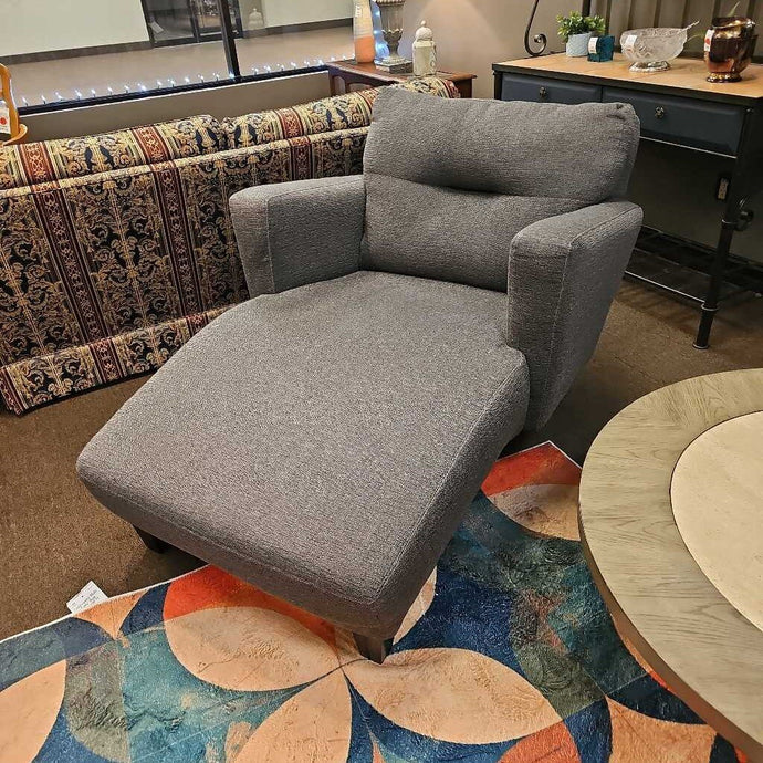 Grey Fabric Chaise
