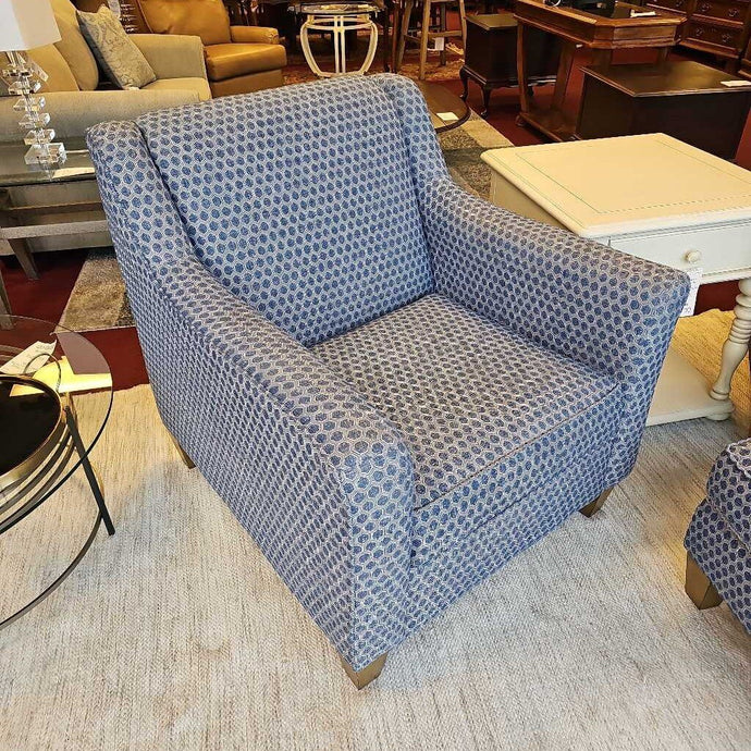 Flexsteel Blue Print Arm Chair