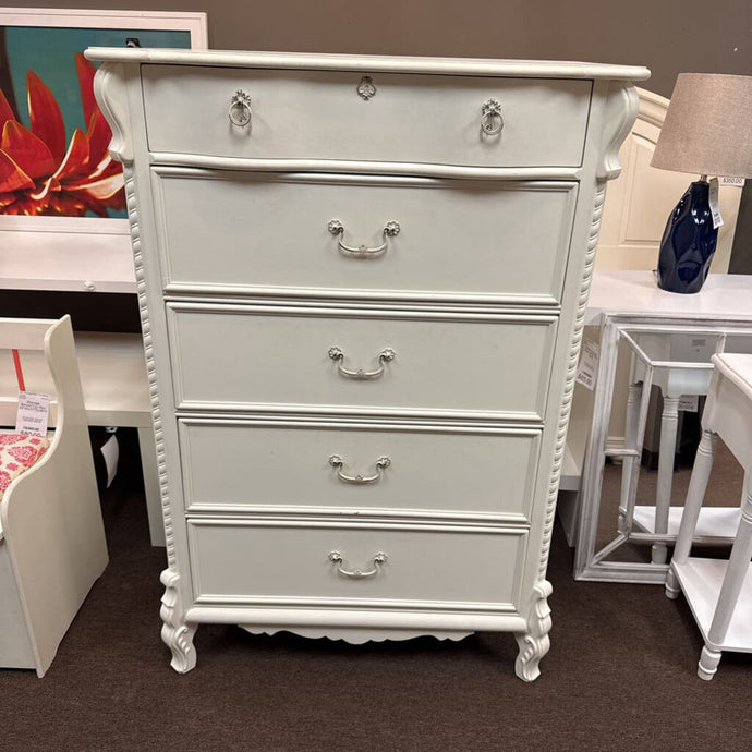 Lexington White 5 Chest of Drawers