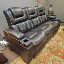Load image into Gallery viewer, Power Reclining Sofa in Chocolate