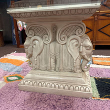 Load image into Gallery viewer, Elephant Base Glass Top Dinning Table