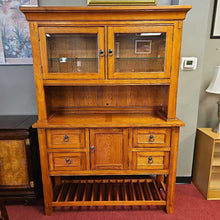 Load image into Gallery viewer, Lane Oak Hutch w/3 Doors/4 Drawers/3 Baskets