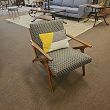 Load image into Gallery viewer, Crate &amp; Barrell "Cavett" Chair w/Pillow