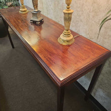 Load image into Gallery viewer, Dark Wood Console Table