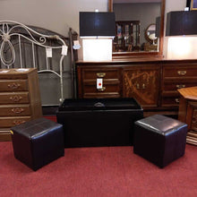 Load image into Gallery viewer, 3 Pc. Ottoman Storage Coffee Table