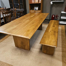 Load image into Gallery viewer, Anton Solid Wood Dining Table w/Bench