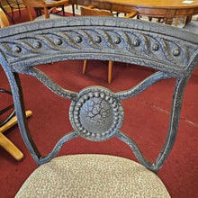 Load image into Gallery viewer, Pair Ornate Metal Counter Stools