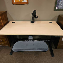 Load image into Gallery viewer, Up Lift Elec. Standing desk W/ Mounted monitor arm