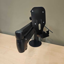 Load image into Gallery viewer, Up Lift Elec. Standing desk W/ Mounted monitor arm