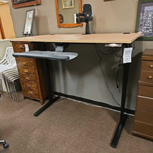 Load image into Gallery viewer, Up Lift Elec. Standing desk W/ Mounted monitor arm
