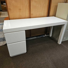 Load image into Gallery viewer, West Elm White 2 Drawer Desk