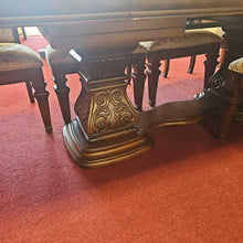 Load image into Gallery viewer, Michael Amini Dining Table &amp; 10 Chairs (3 leaves and all pads)