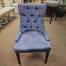 Load image into Gallery viewer, 4 Blue Upholstered Chairs