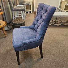 Load image into Gallery viewer, 4 Blue Upholstered Chairs