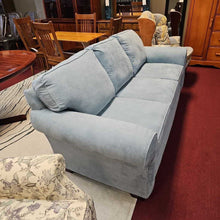 Load image into Gallery viewer, Broyhill Blue Sofa