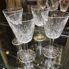 Load image into Gallery viewer, Set of 4 Waterford Crystal Lismore White Wine Glasses