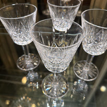 Load image into Gallery viewer, Set of 4 Waterford Crystal Lismore White Wine Glasses