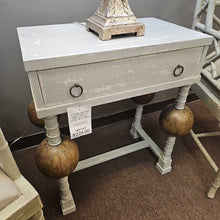Load image into Gallery viewer, Vintage Inspired Nightstand w/ Ball Accents